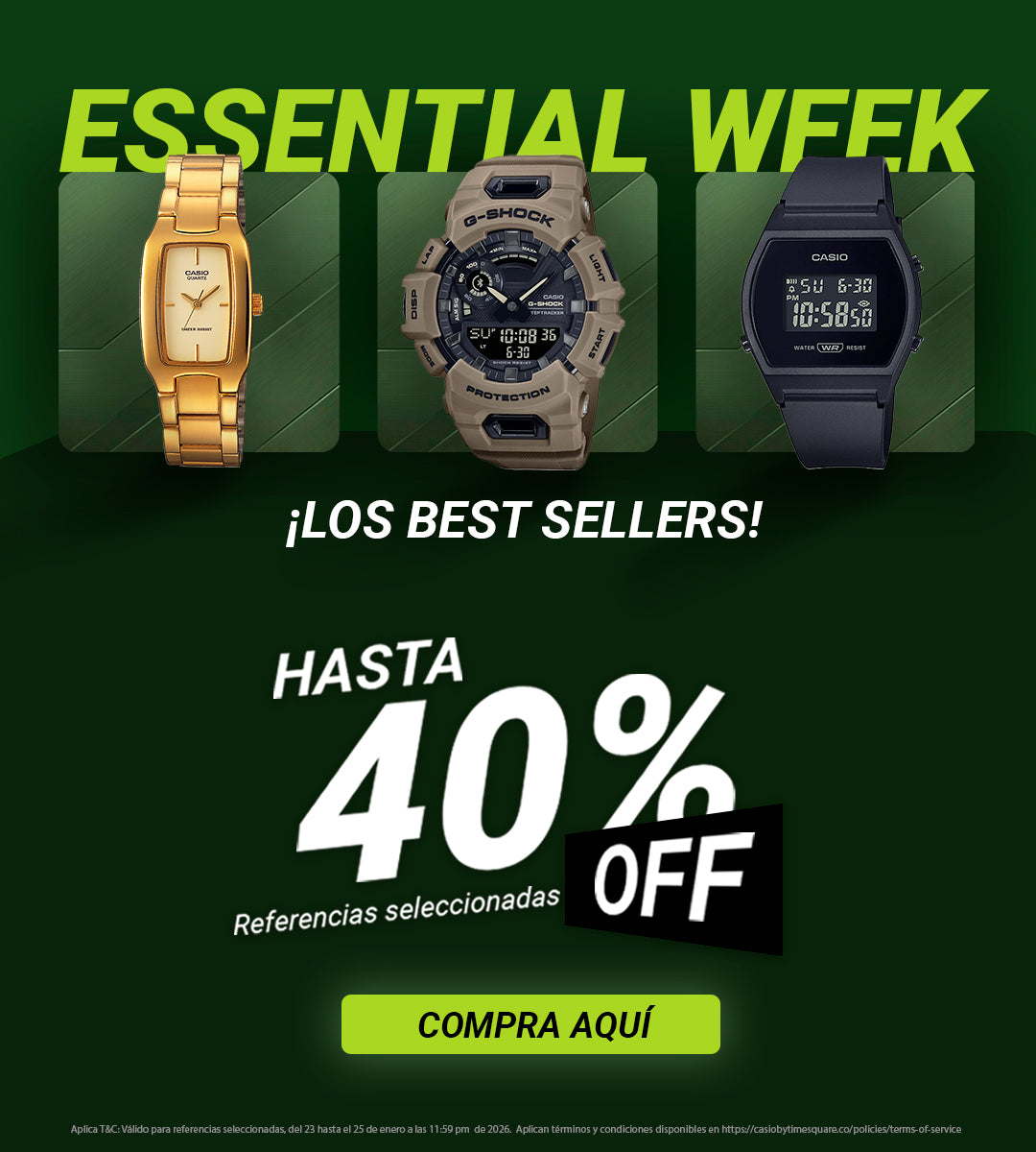 Essentials Week – Casio by Timesquare