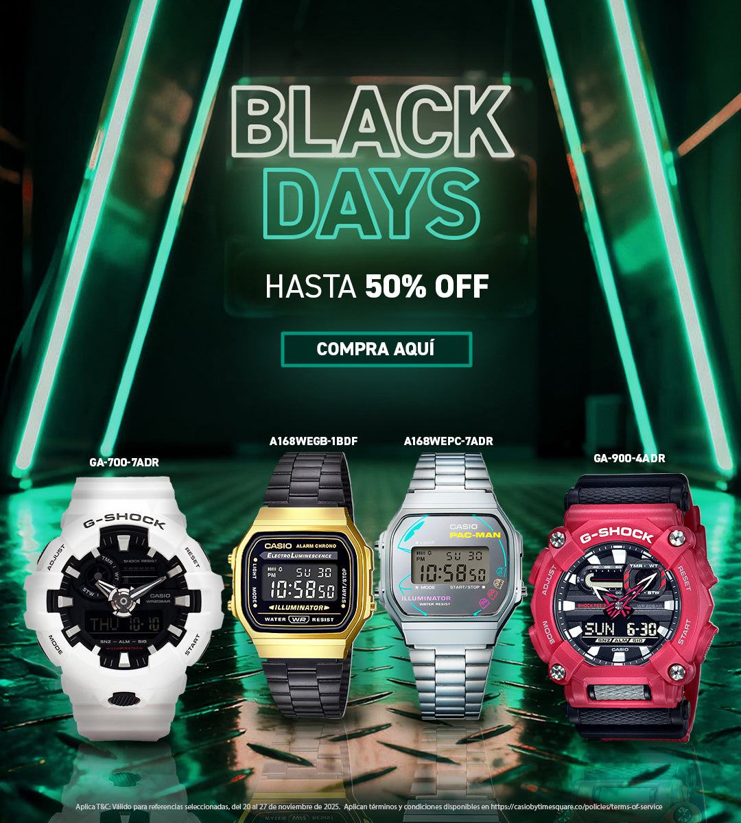 Blackdays – Casio by Timesquare